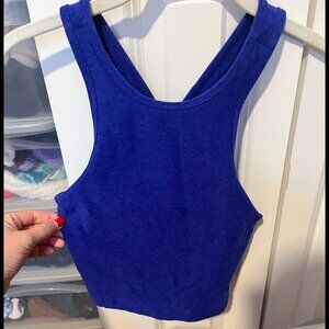 Beyond Yoga Studio Tank in Royal Blue (Size S)